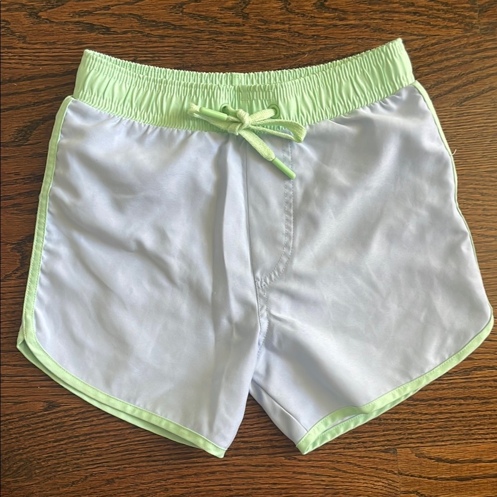 Boys minnow oasis blue boardie